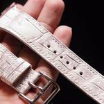 【専用ページ】高級クロコダイル使用ワニレザー ベルト Ｘ2　パッドなし　総手縫い製作