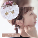 感謝企画*特別価格💝ピアス•イヤリング💕import accessory✧３連フープお洒落アクセサリー💗ポストタイプ