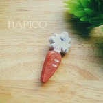 再販☆キャロット✰陶土ブローチ♡