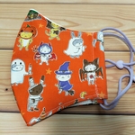 送料無料꙳★*ﾟ手作りマスク大人用/プレゼントにも/猫柄/かわいい/ハロウィン/ハンドメイド/猫マスク/猫/男性/ねこ