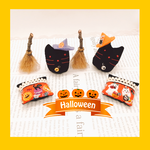 かわいい　黒猫 　ハロウィン　2個セット（B)