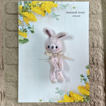 dollnodoll  アンティーク風バニーちゃん　ピンク　値下げしました‼︎