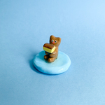 カステラ好きのクマの小物入れ