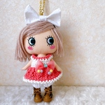 ☆ハンドメイド イーマリーちゃん お洋服(濃いピンク)3点セット☆