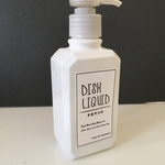 在庫限り（透明もあり）食器用洗剤ラベルシール2枚 耐水光沢白フィルム(DH01W)