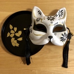 狐面　〜爛漫（漆黒）〜