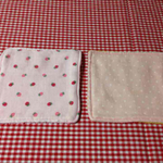 入園・入学♡ダブルガーゼ＆タオル♡ふわふわハンカチ♡2枚セット♡ハンドメイド♡２