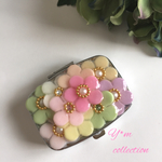 ポーチュラカ小花いっぱいのアクセサリーケース＊ピルケース