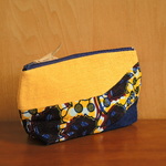 アフリカ布ポーチ 手織りコットン SOLO & BALLO