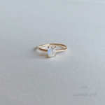 再販！[Silver925]R-GD1013 縦6×4mm　レインボームーンストーンリング