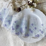 1m 美しい 花 フラワー刺繍 チュールレース BK210914 ハンドメイド 手芸 素材 材料 DIY