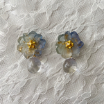 フラワーフロストちゅるん　イヤリングorピアス
