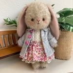 垂れ耳うさぎテディベア 