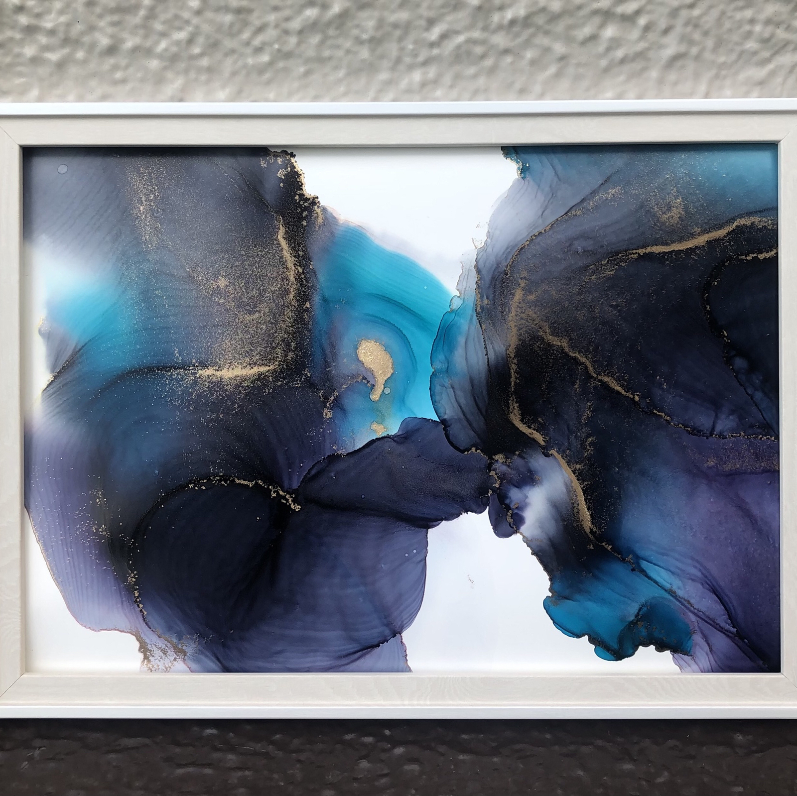 ニュアンス　抽象画　アートパネル　原画 1点もの　アルコールインク 展示会出展作品 1点もの 抽象画アートパネル ”Balance” 原画