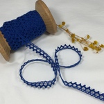 綿　花紺　トーションレース　5m巻