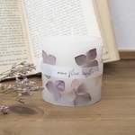 秋紫陽花のボタニカルキャンドル