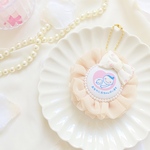[完成品]シフォンマタニティロゼット＊ピンクベージュ