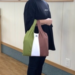 カラフルエコバッグ　ミニ　　　抹茶