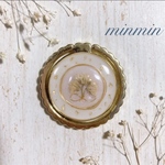 押し花　スマホリング　ハンドメイド　60