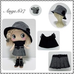 イルメール イーマリーちゃん ブラック×グレーコーデセット