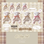 A4＊BEARコラージュシート10枚入