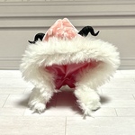 ツノ付きフード/ピンク ねんどろいどヘッドサイズ