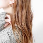 gold small beads ＊earring or pierce