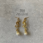 Gold & Pearl【ピアス／イヤリング】