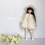 リカちゃん服　ブライス服　ホワイトミルフィーユ　秋色version🍁