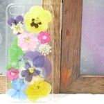 名入れ無料♡押し花iPhoneケース*【17】