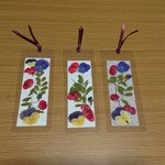 押し花　しおり