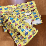 イエローカーズ★給食セット★お名前タグ付き★給食ナフキン40×60★ランチョンマット　小学校