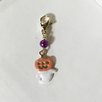 〈再販〉🎃ハロウィン🎃マスク・ファスナーチャームふおばけパンプキン　