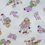 USAファブリック　Kids At Play Purple