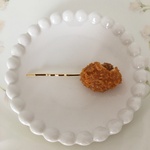 カレーパンのヘアピン♡6cmG♡右用