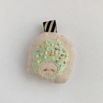 綿あめ  ★刺繍チャーム★