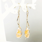 ✨再販✨金木犀風らせんピアス／イヤリング