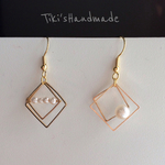 ○▲□ PEARL  シカクパールピアス
