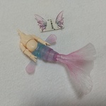 金魚素体 空桃クリア/ホワイティ #ねんどろ  サイズ