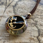 ender clock(amber)ネックレス