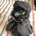 【リョウさま専用】②カラスのぬいぐるみ　黄色目