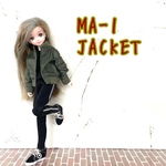 《受注製作》リカちゃん　MA-1ジャケット　着せ替え服　ブライス