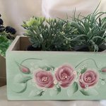 トールペイント★ローズのミニミニボックス 薔薇 バラ