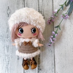 ☆ハンドメイド イーマリーちゃん お洋服(もふもふ茶)2点セット