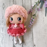 ☆ハンドメイド イーマリーちゃん お洋服(もふもふピンク)2点セット