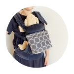 ミナペルホネン タンバリン 抱っこ紐リュック サコッシュにもなります。