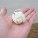 小さな花かご