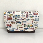 大きめのお弁当ポーチ、お弁当入れ、お弁当袋 マジックテープ　　#1761