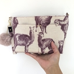 アルパカさんのポーチ⭐︎バックインバック⭐︎セカンドバック