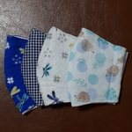 立体マスク  4枚セット  幼児  裏地  接触冷感Wメッシュ